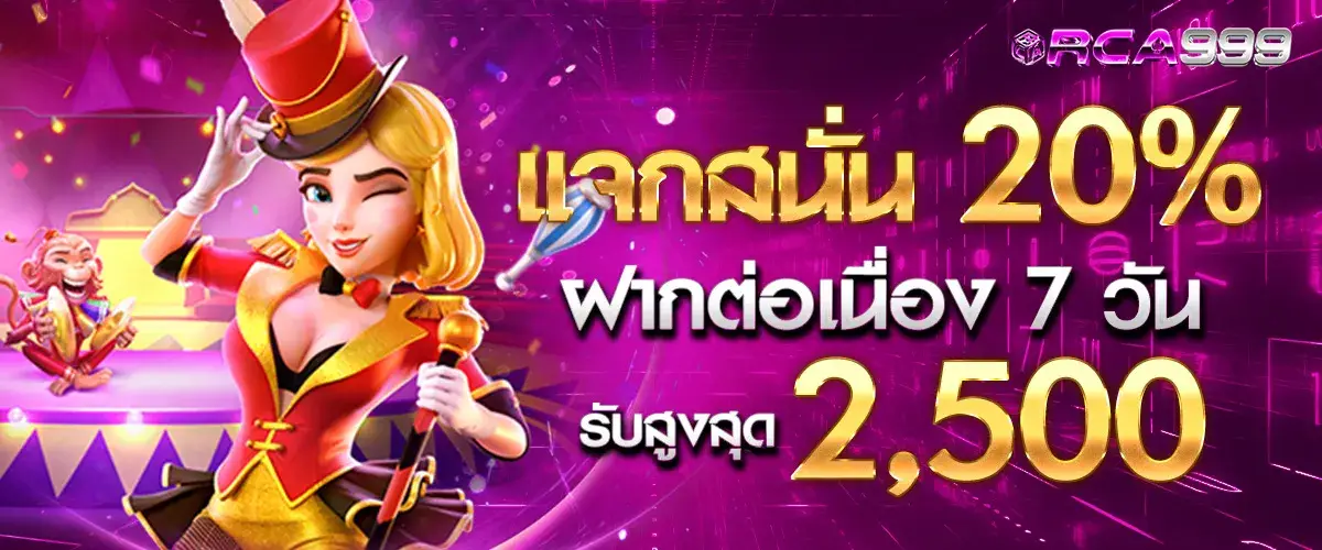 โปรแจกสนั่น 20%