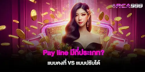 How many types of pay lines are there? Fixed vs. adjustable